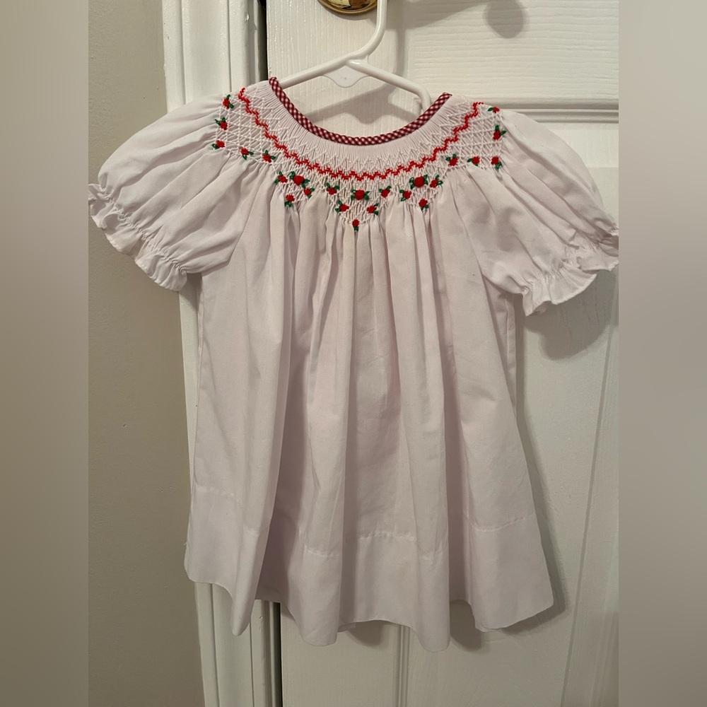 Rosalina Smocked Christmas Dress